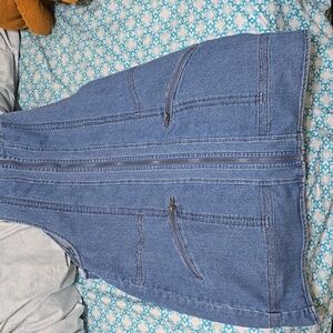 Blue Jean dress overalls